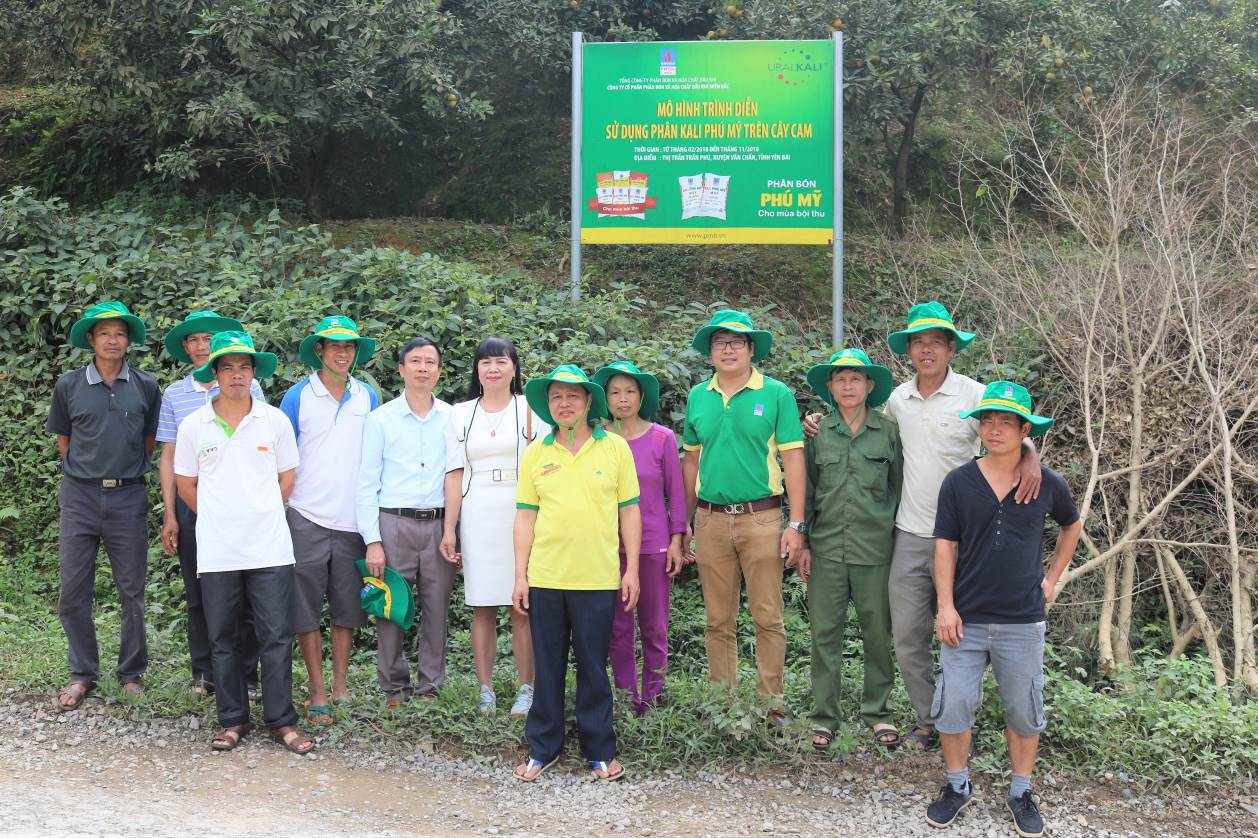 Công ty Cổ phần Phân bón và Hóa chất Dầu khí miền Bắc (PVFCCo North) tổ chức thành công “Hội thảo tổng kết mô hình trình diễn sử dụng phân bón Phú Mỹ trên cây cam và cây dứa mùa vụ năm 2018” tại Yên Bái và Ninh Bình.