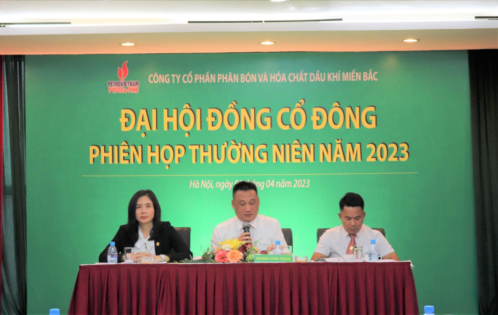 Công ty Cổ phần Phân bón và Hóa chất Dầu khí miền Bắc (MCK: PMB) tổ chức thành công phiên họp Đại hội đồng cổ đông thường niên năm 2023
