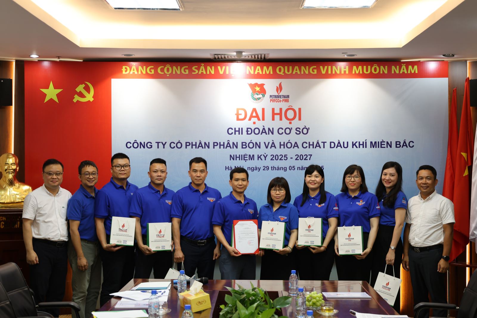 Chi đoàn cơ sở PVFCCo - PMB tổ chức thành công Đại hội Chi đoàn nhiệm kỳ 2025 - 2027.