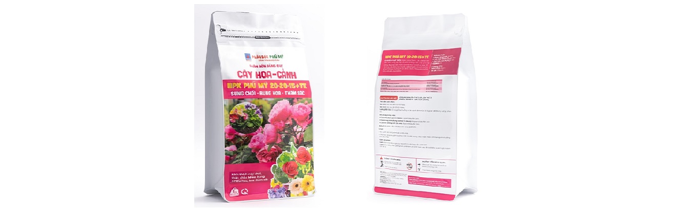 NPK Phú Mỹ 20-20-15+TE Cây hoa - cảnh