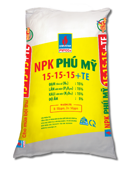 NPK PHÚ MỸ 15-15-15+TE